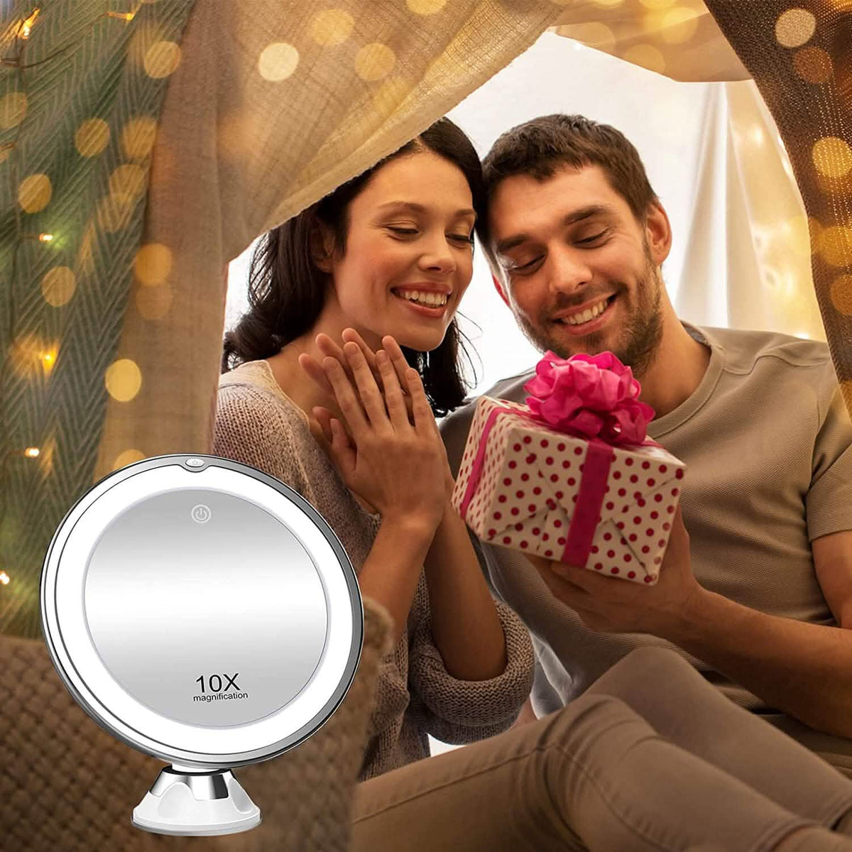 10X Magnifying Makeup Mirror with Lights - A-1 Thread Vault