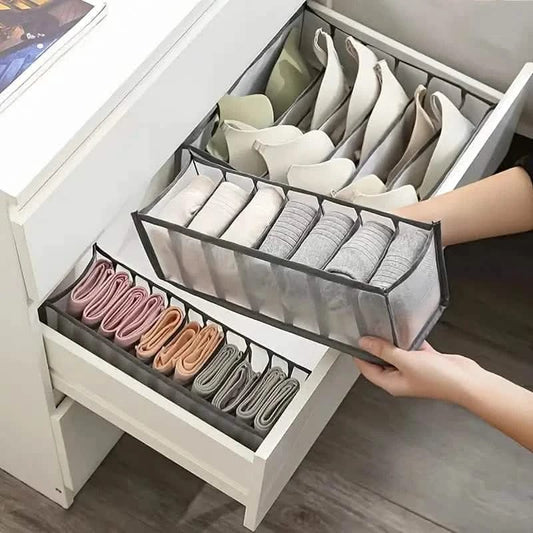 11 Grid Sock Underwear Storage Box Mesh Closet Organizer - A-1 Thread Vault