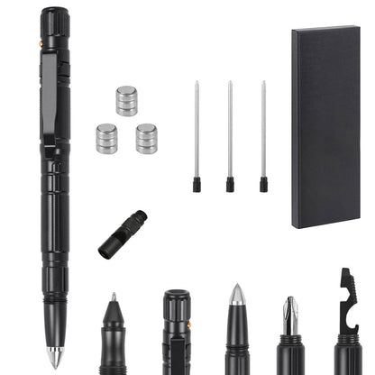 11-in-1 Tactical Pen Gear Set - A-1 Thread Vault