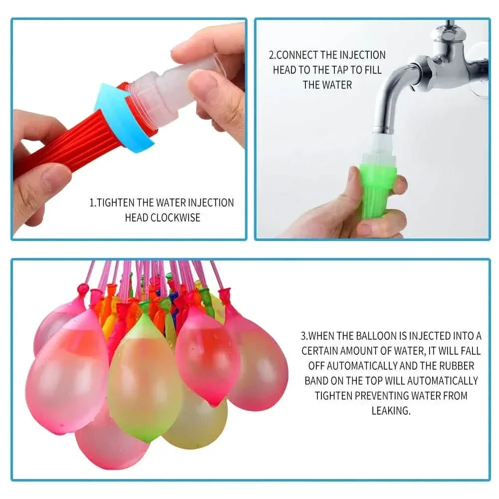111-Pieces: Quick Filling Water Balloon Bombs - A-1 Thread Vault