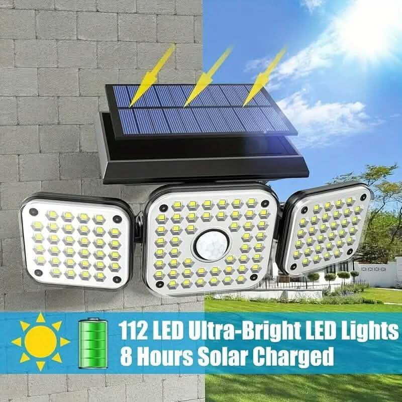 112 LED Solar Motion Sensor Lights - A-1 Thread Vault