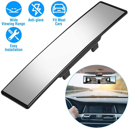 11.4-Inch Interior Clip-On Curve Car Rearview Mirror - A-1 Thread Vault