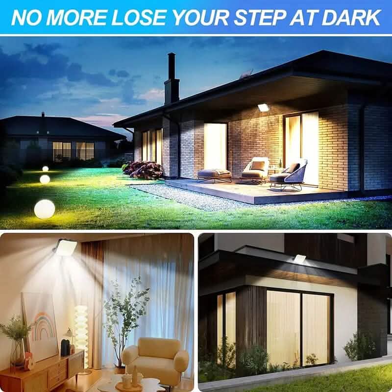 118 LED Solar Motion Sensor Flood Lights with Remote Control - A-1 Thread Vault