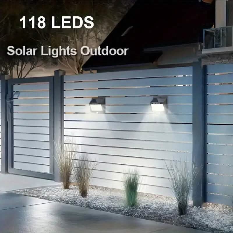 118 LED Ultra-Bright Solar Security Outdoor Lights - A-1 Thread Vault