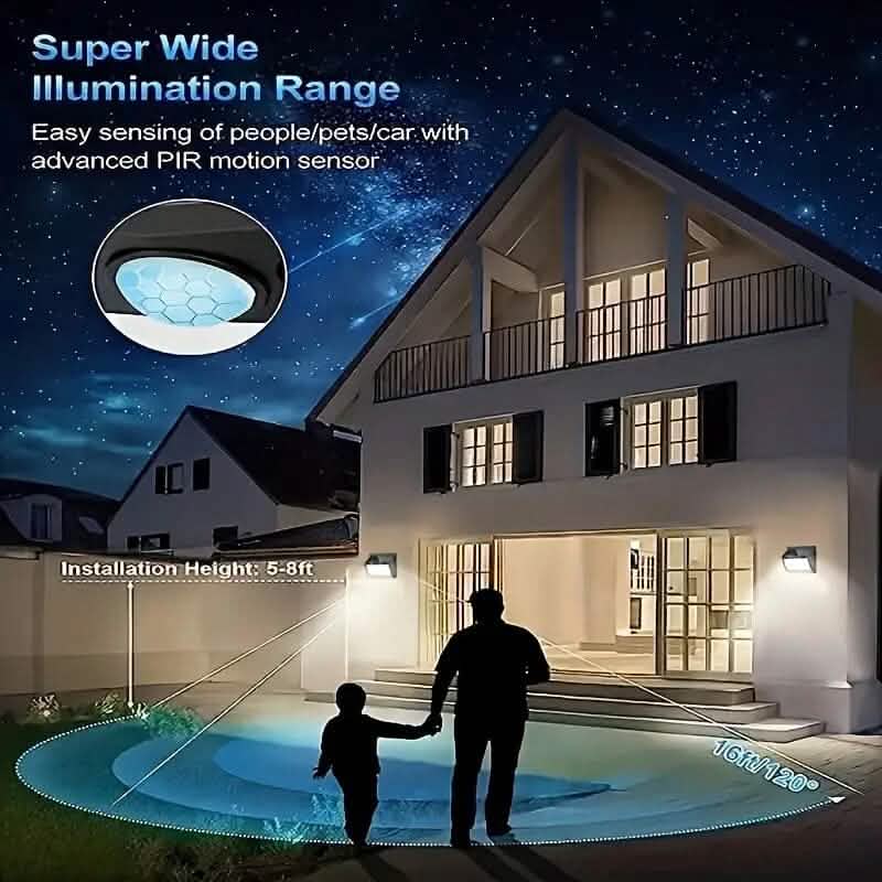 118 LED Ultra-Bright Solar Security Outdoor Lights - A-1 Thread Vault