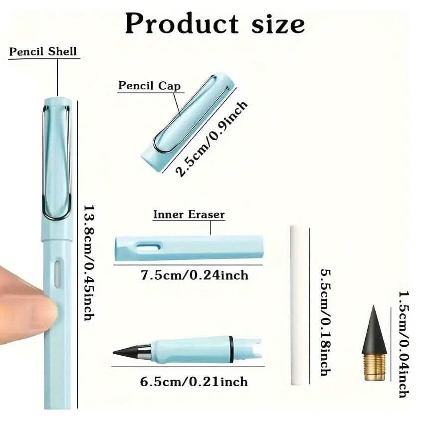 12 Colors Forever Pencil with Eraser - A-1 Thread Vault