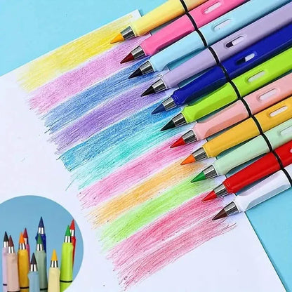 12 Colors Forever Pencil with Eraser - A-1 Thread Vault
