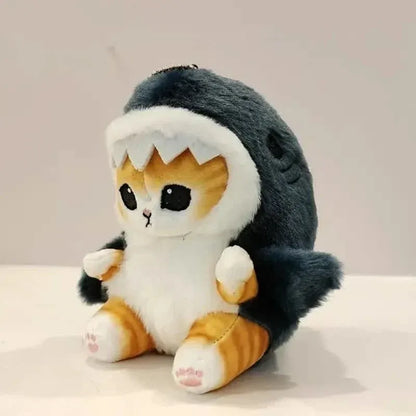 12'' Cute Shark Cat Plush Toy - A-1 Thread Vault