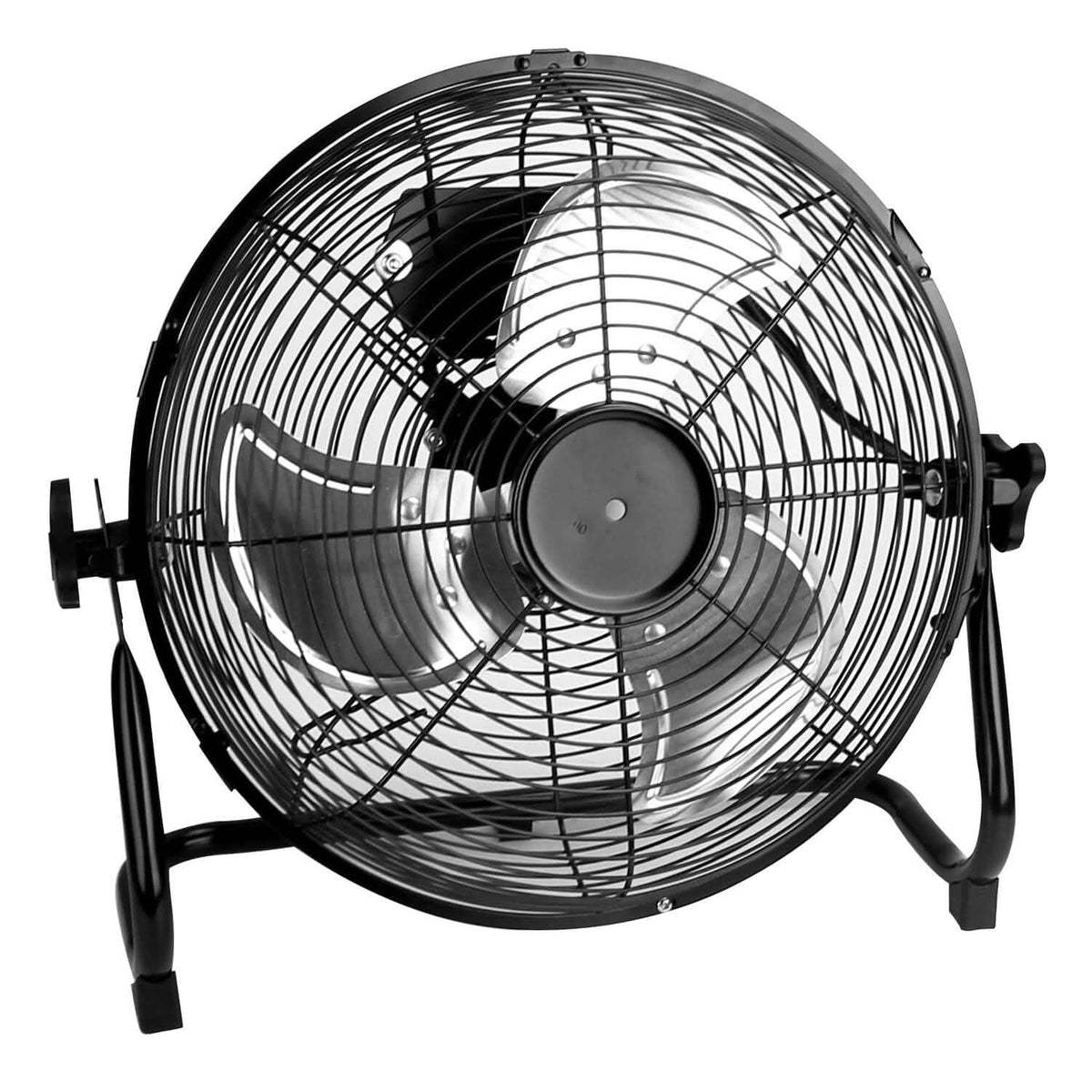 12" Floor Fan Copper Motor High-Velocity with 3 Adjustable Speeds - A-1 Thread Vault