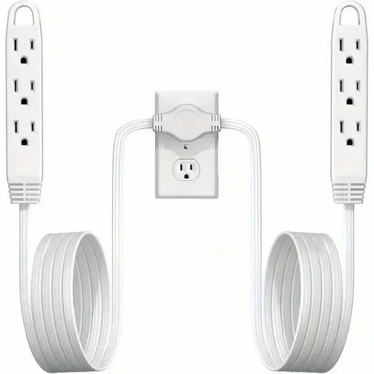 12-Foot Long Extension Cord Power Strip with 6 Feet on Each Side 13A 125V 1625W - A-1 Thread Vault