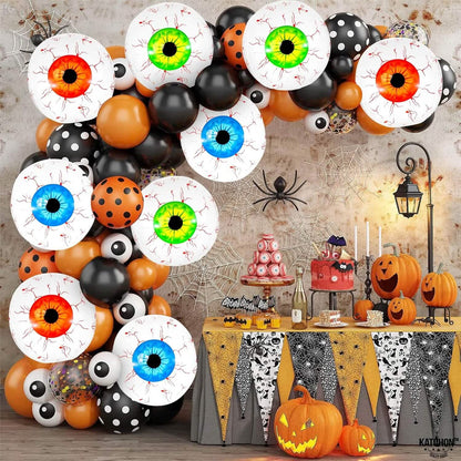 12-Pack: 22 Inch Halloween Eyeball Balloons - A-1 Thread Vault