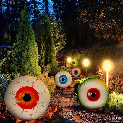 12-Pack: 22 Inch Halloween Eyeball Balloons - A-1 Thread Vault