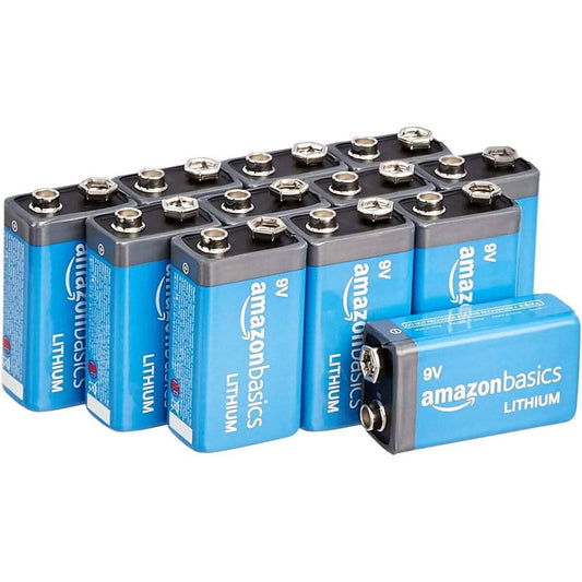 12-Pack: 9 Volt High-Performance Lithium Batteries - A-1 Thread Vault