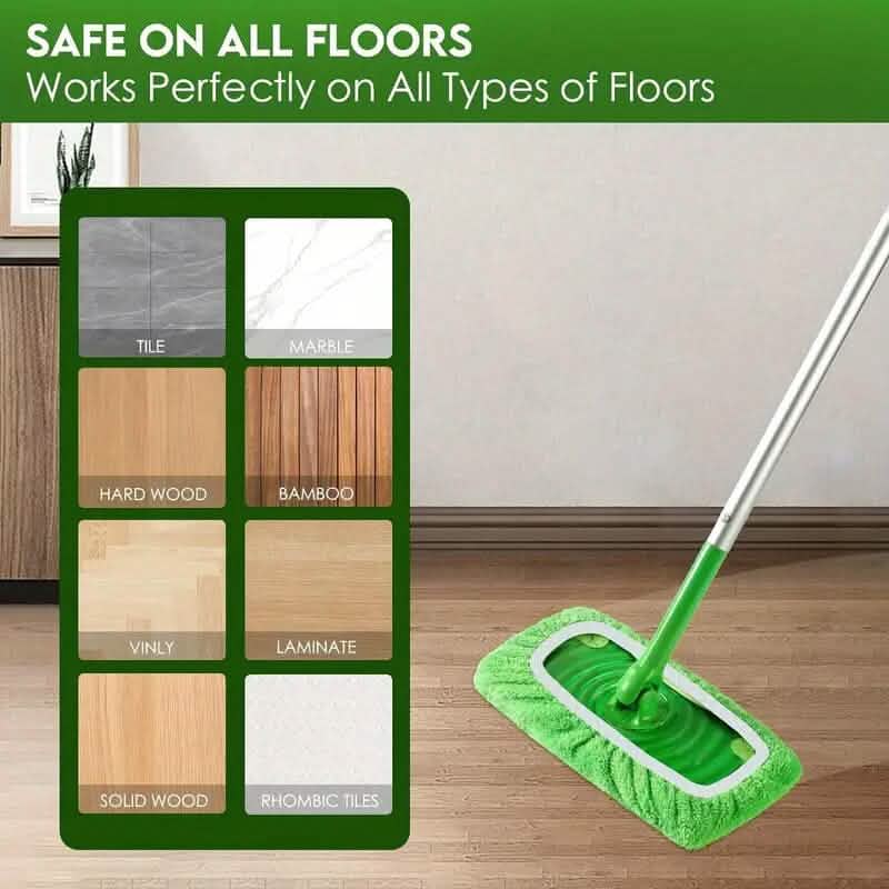 12-Pack: Reusable Mop Pads Refill Compatible with Sweeper Mop - A-1 Thread Vault