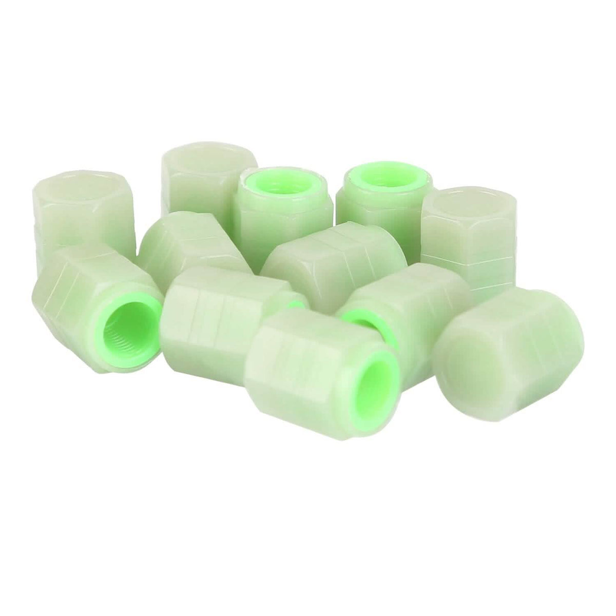 12-Piece: Luminous Car Tire Valve Stem Covers - A-1 Thread Vault