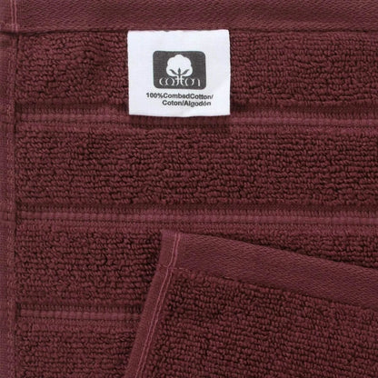12-Piece Set: Bibb Home Zero Twist Egyptian Cotton Towel Set - A-1 Thread Vault