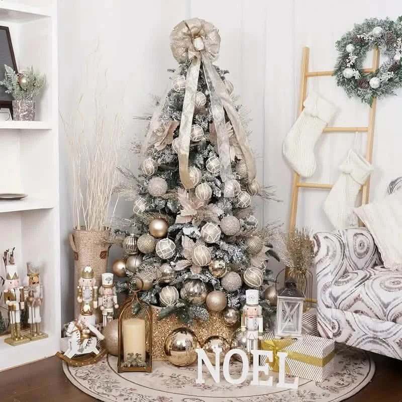 12-Piece Set: Large Sparkling Glittering Sequins Foam Ball Ornaments - A-1 Thread Vault