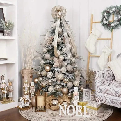 12-Piece Set: Large Sparkling Glittering Sequins Foam Ball Ornaments - A-1 Thread Vault