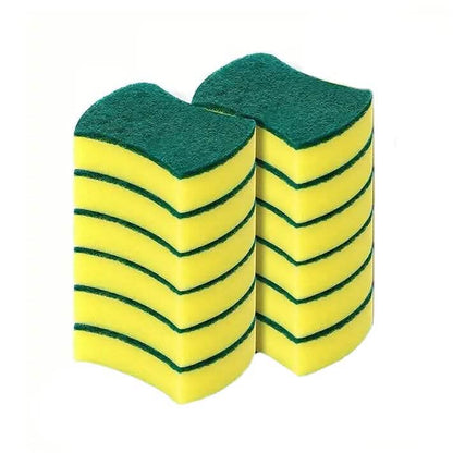 12-Piece: Ultra-Fine Microfiber Kitchen Cleaning Sponge - A-1 Thread Vault