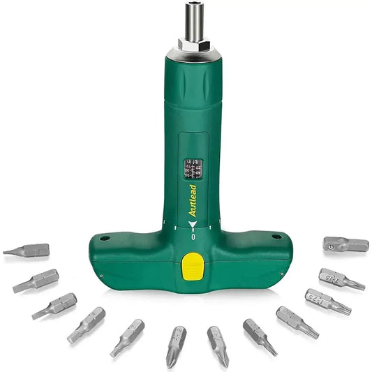 12-Pieces: AUTLEAD Torque Screwdriver, T-shape Torque Wrench - A-1 Thread Vault