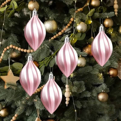 12-Pieces: Christmas Tree Pendant Decorations - A-1 Thread Vault