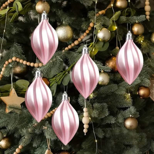12-Pieces: Christmas Tree Pendant Decorations - A-1 Thread Vault