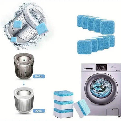 12-Pieces: Effervescent Washing Machine Cleaner Tablets - A-1 Thread Vault