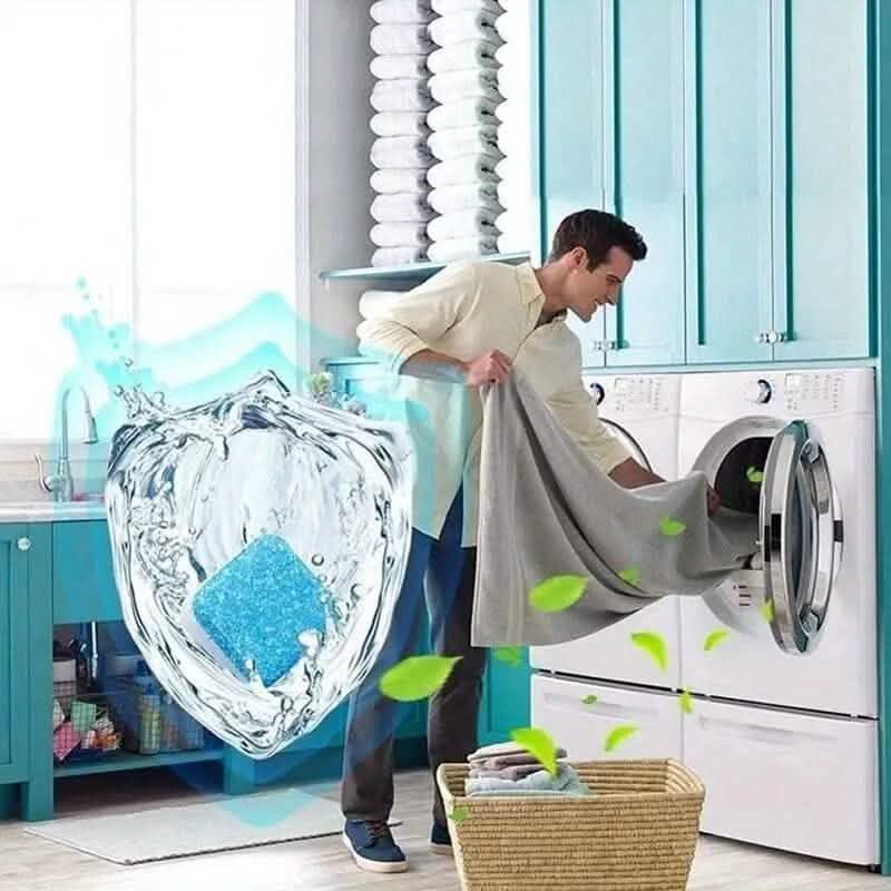 12-Pieces: Effervescent Washing Machine Cleaner Tablets - A-1 Thread Vault