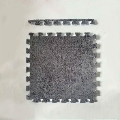 12-Pieces: Patchwork Carpet Full Floor Mat - A-1 Thread Vault