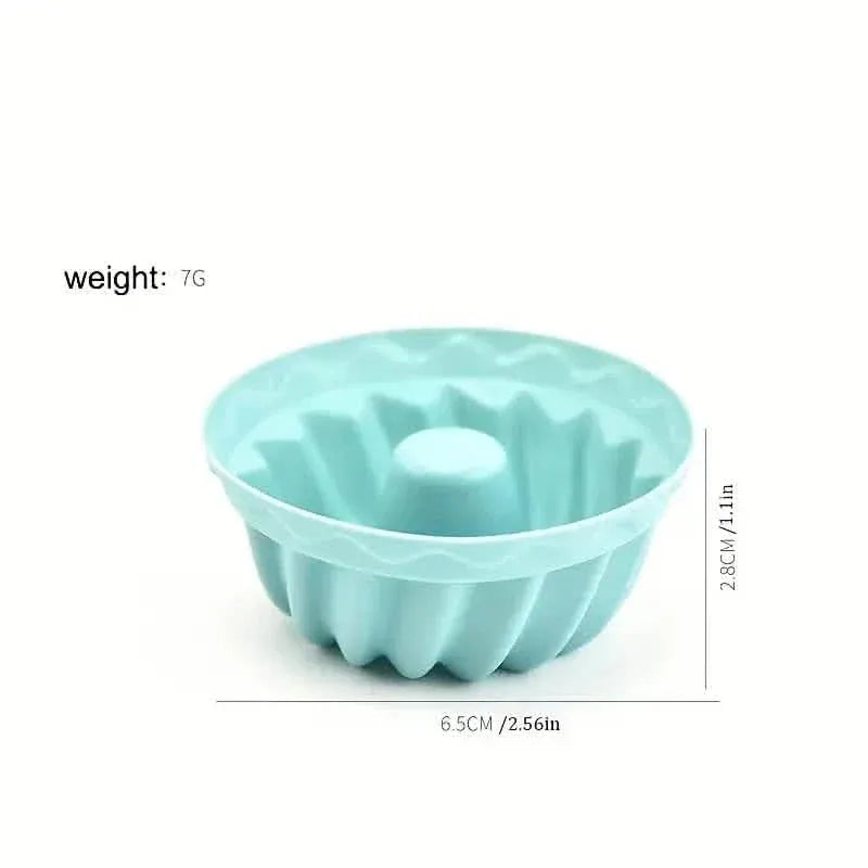 12-Pieces: Silicone Heritage Bundtlette Cake Mold - A-1 Thread Vault