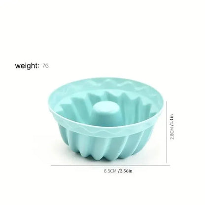 12-Pieces: Silicone Heritage Bundtlette Cake Mold - A-1 Thread Vault