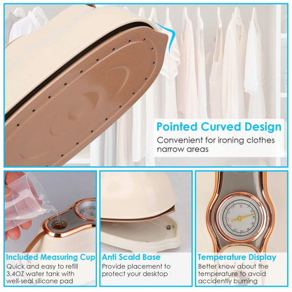 1200W Foldable Handheld Clothes Iron Steamer - A-1 Thread Vault