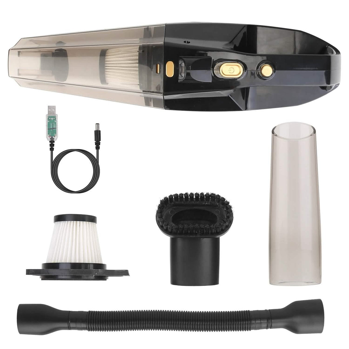 120W 8000PA Handheld Cordless Car Vacuum Cleaner with Accessory kit - A-1 Thread Vault