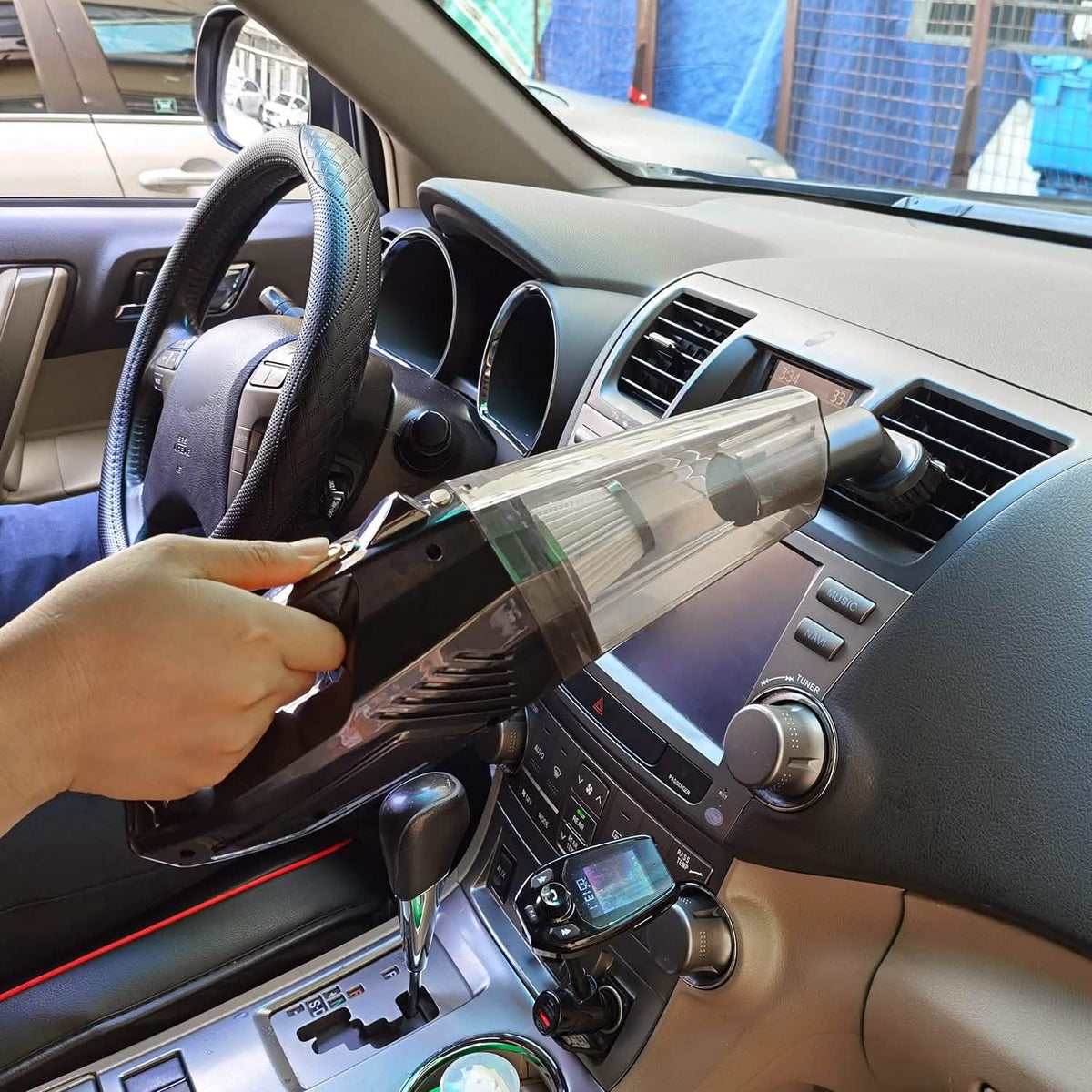120W 8000PA Handheld Cordless Car Vacuum Cleaner with Accessory kit - A-1 Thread Vault