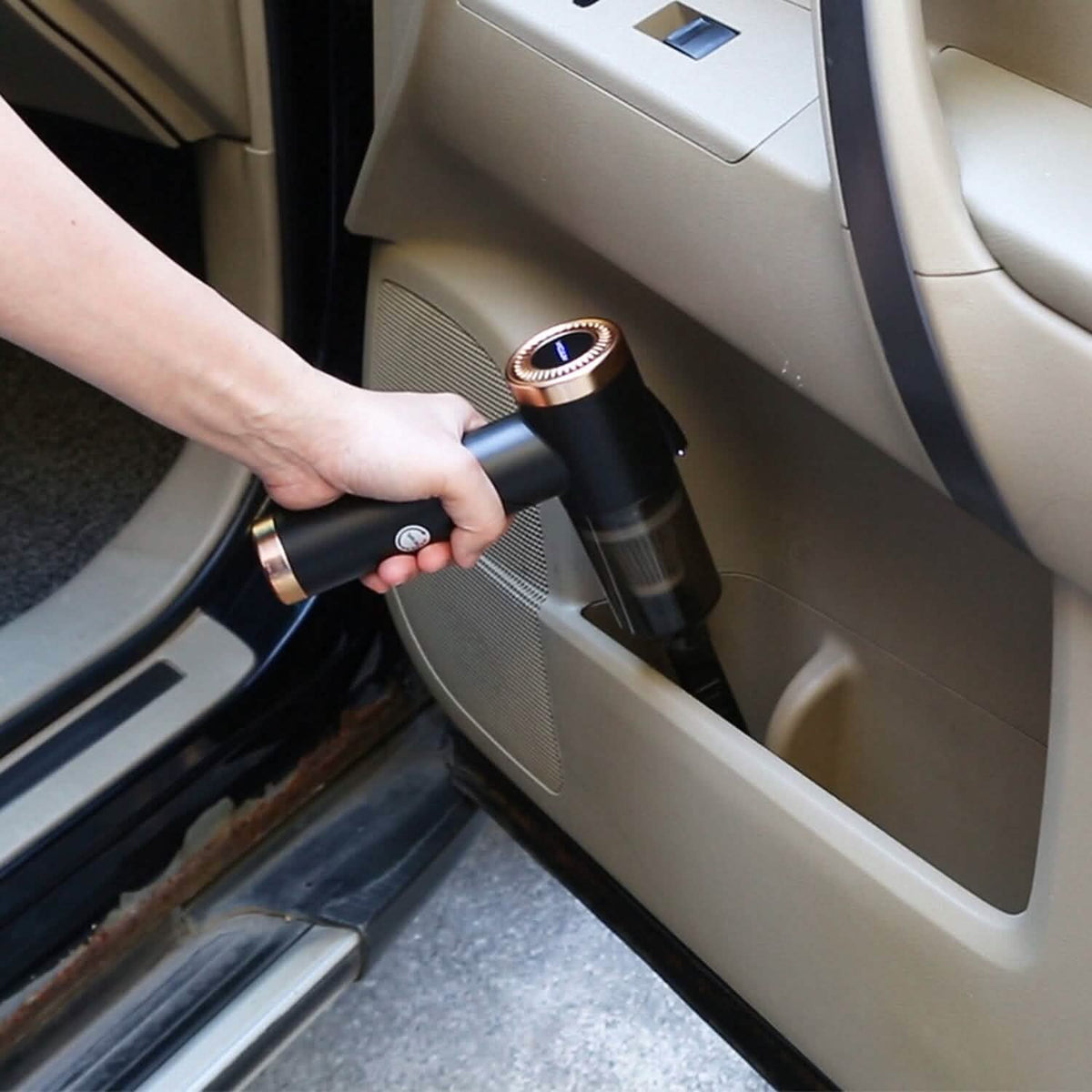 120W 9000PA Cordless Handheld Car Vacuum Cleaner with Searchlight - A-1 Thread Vault