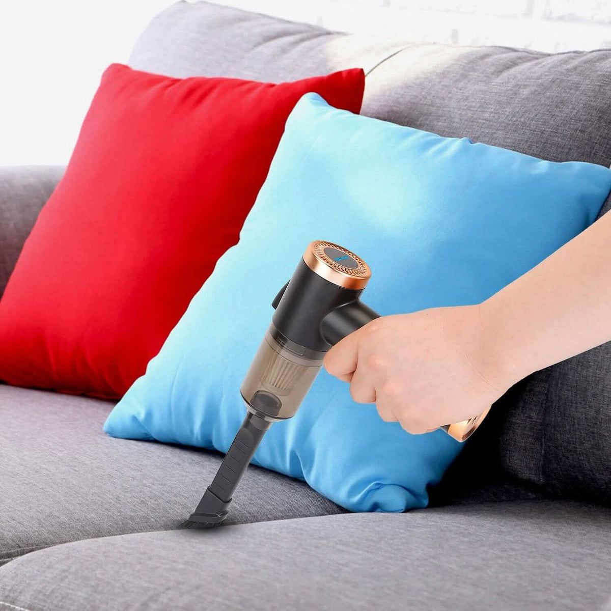 120W 9000PA Cordless Handheld Car Vacuum Cleaner with Searchlight - A-1 Thread Vault