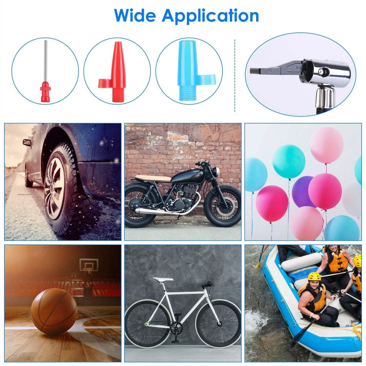120W Max Power Portable Tire Pump with Digital Display LED Light - A-1 Thread Vault
