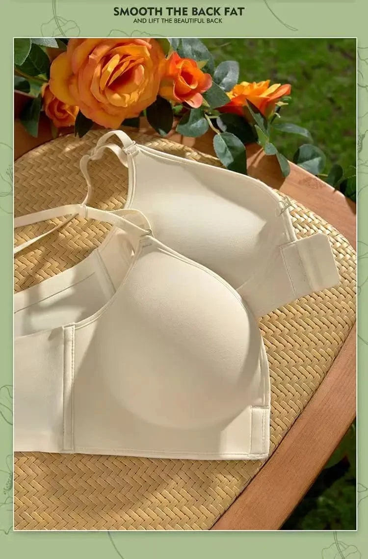 12cm Thickened Front Closure Push Up Bra - Ultra Thick Padded Lift for Small Chest, Deep Plunge Sexy Lingerie - A-1 Thread Vault