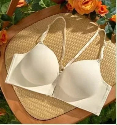 12cm Thickened Front Closure Push Up Bra - Ultra Thick Padded Lift for Small Chest, Deep Plunge Sexy Lingerie - A-1 Thread Vault