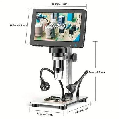 12MP Ultra-Precise Focusing Soldering Microscope - A-1 Thread Vault