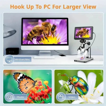 12MP Ultra-Precise Focusing Soldering Microscope - A-1 Thread Vault