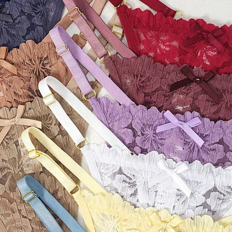 12pcs/Set Low Rise Sexy Women's G-string Breathable Comfortable Female Lingerie Erotic Elegant Lady Thongs Underwear Panties - A-1 Thread Vault