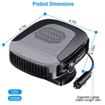 12V 150W Portable Car Auto Heater - A-1 Thread Vault