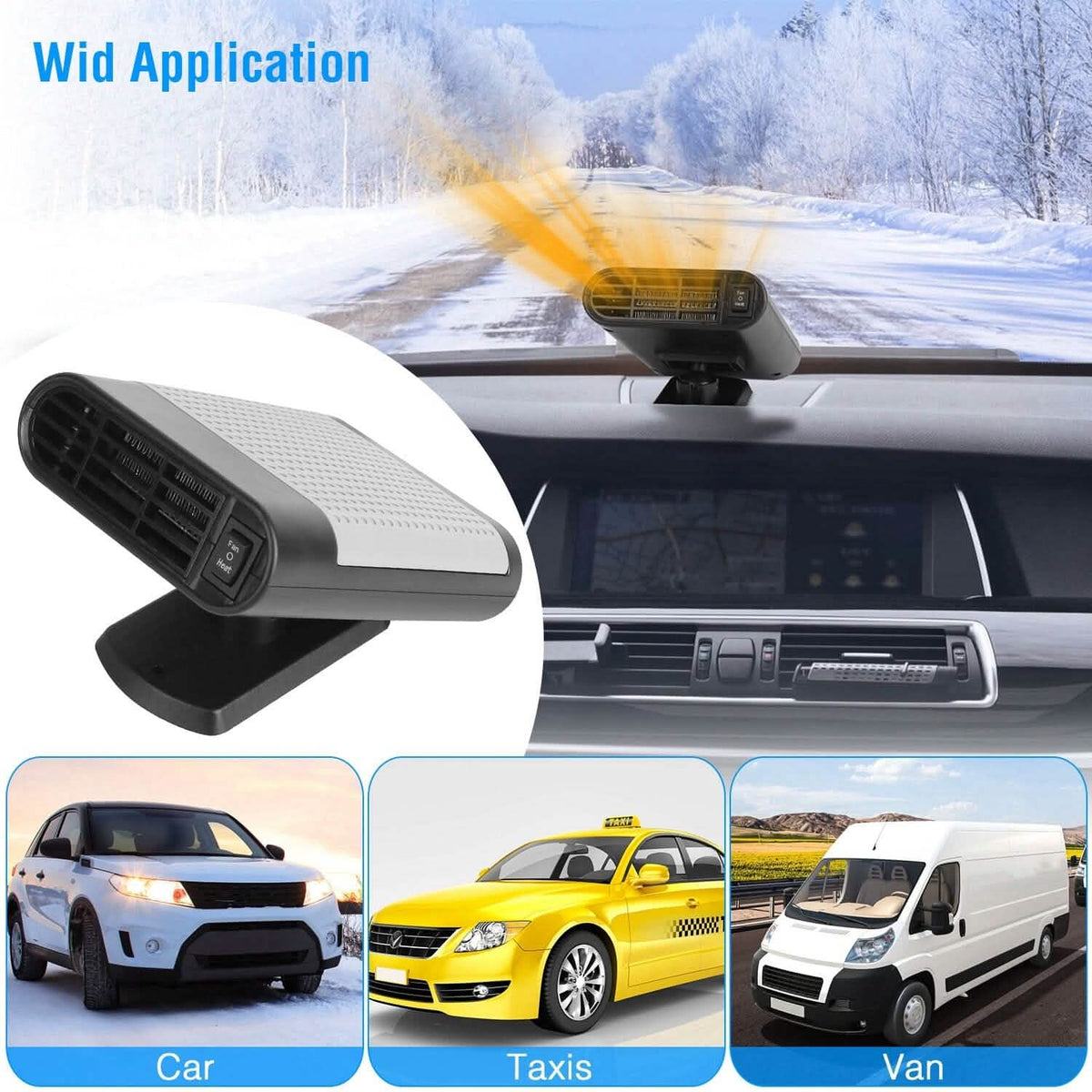 12V 150W Portable Car Heater - A-1 Thread Vault