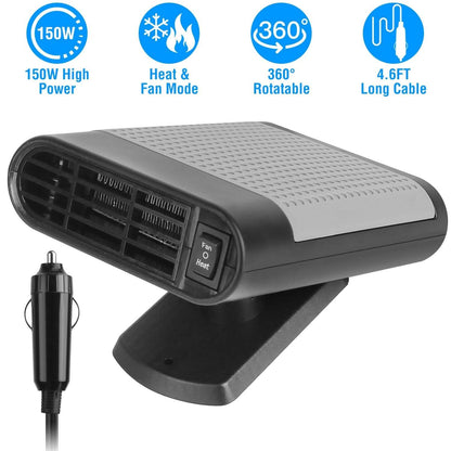 12V 150W Portable Car Heater - A-1 Thread Vault
