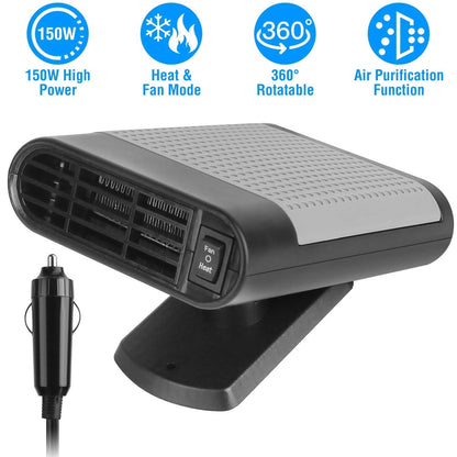 12V 150W Portable Car Heater with Air Purification - A-1 Thread Vault
