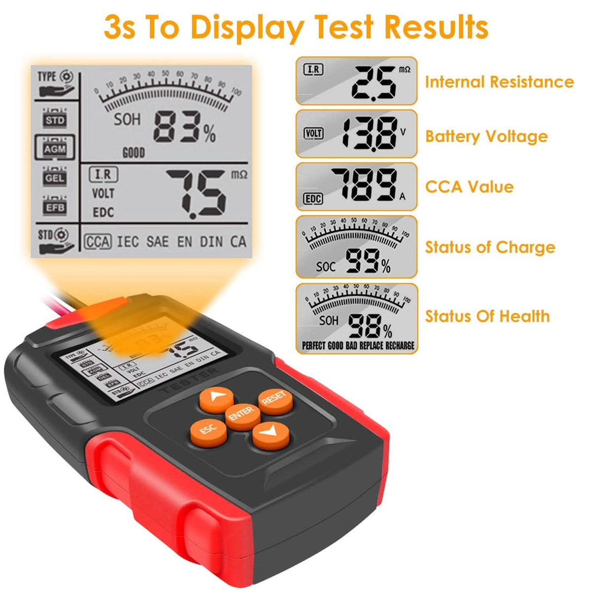12V 24V Car Battery Tester - A-1 Thread Vault