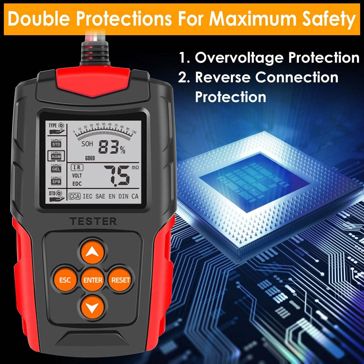 12V 24V Car Battery Tester - A-1 Thread Vault