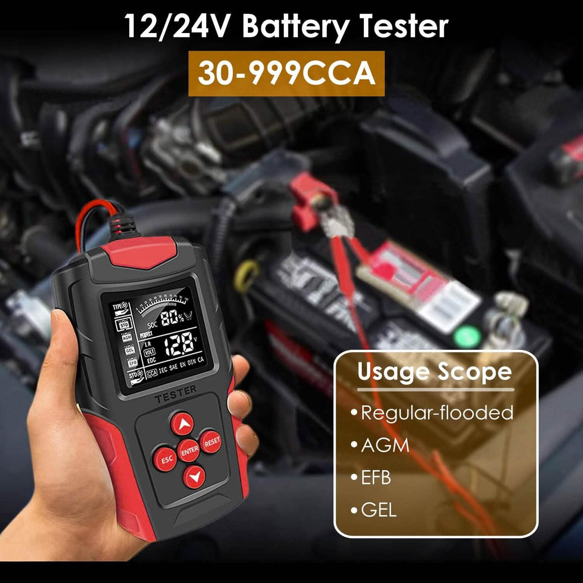 12V 24V Car Battery Tester - A-1 Thread Vault