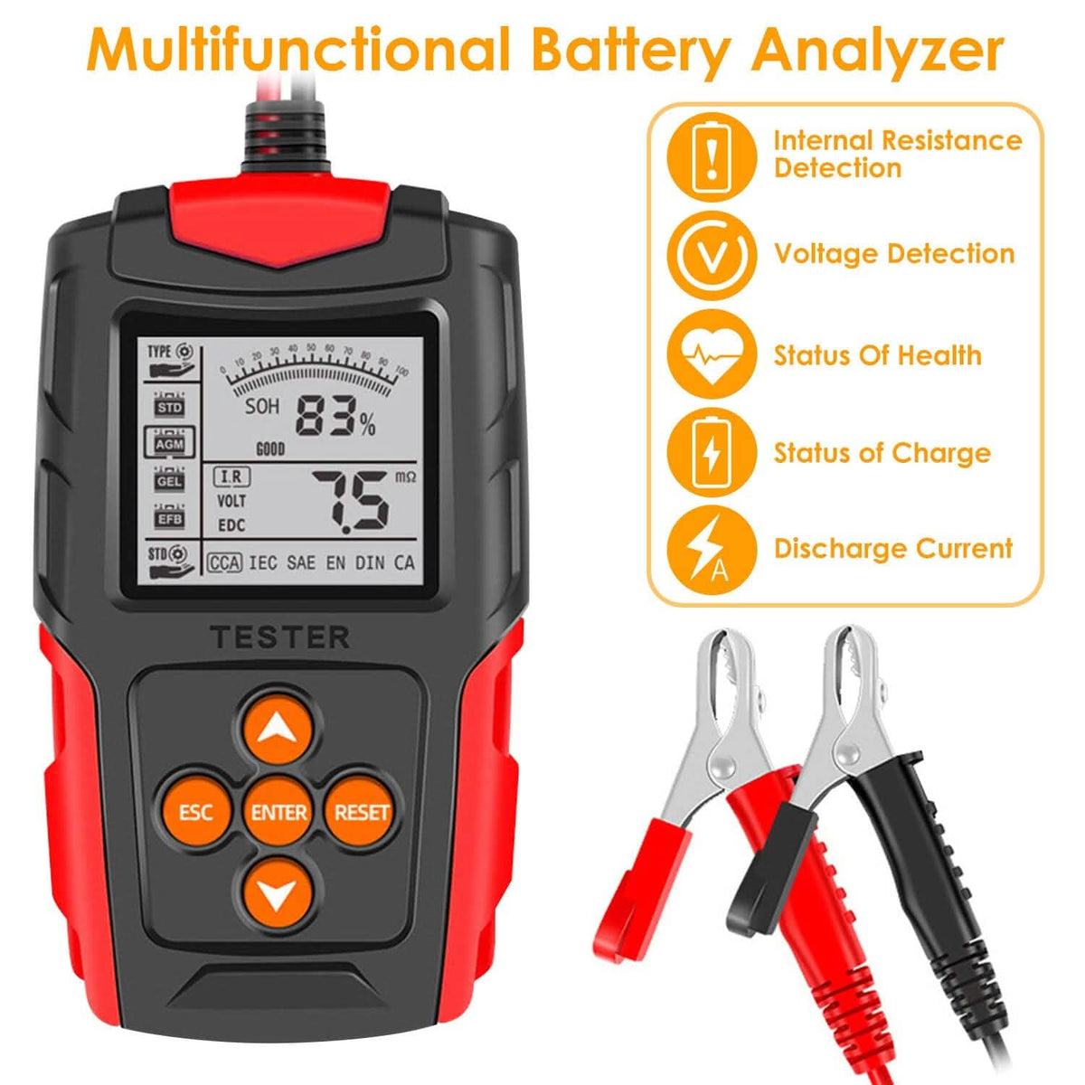 12V 24V Car Battery Tester - A-1 Thread Vault